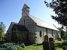 The church, from the south west, in 2011 St. Giles, Copmanthorpe.JPG