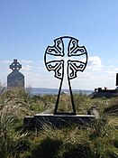 st Quivan's cross in the graveyard of Inis Oírr