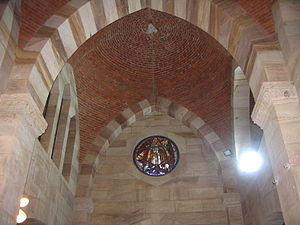 Stained Glass in the Republican Palace Museum, Khartoum, Sudan - Rosette.jpg