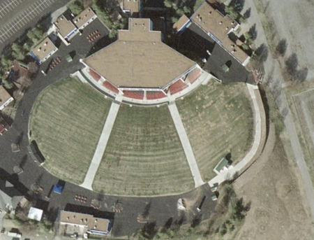 Starwood amphitheatre overhead