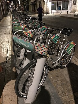 Station Vélopop' Carmes géré par Orizo.