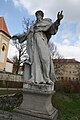 English: Statue of Saint Paul in Náměšť nad Oslavou. Čeština: Socha svatého Pavla v Náměšti nad Oslavou.