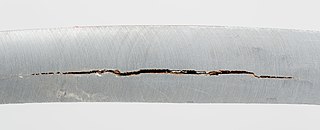 <span class="mw-page-title-main">Hydrogen embrittlement</span> Reduction in ductility of a metal exposed to hydrogen
