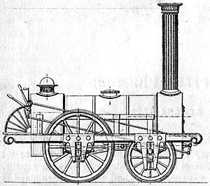 Zeichnung aus dem Buch La Machine Locomotive von 1899