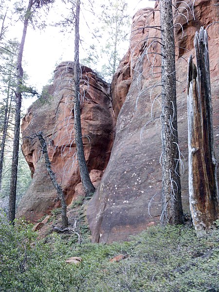 File:Sterling Pass Trail To Vultee Arch Trail, Sedona, Arizona, Coconino County - panoramio (89).jpg