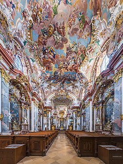Interior of Wilhering Abbey, Upper Austria (created by Uoaei1; nominated by MER-C)