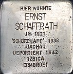 Kamień potknięcia Ernst Schaffrath.jpg