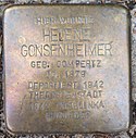 Stolperstein Kleve Kavarinerstraße 42 Helene Gonsenheimer