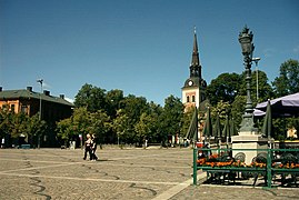 Svenska: Med Stora Torget English: View with the market square Stora Torget