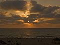 Sunset at Rishon LeZion beach