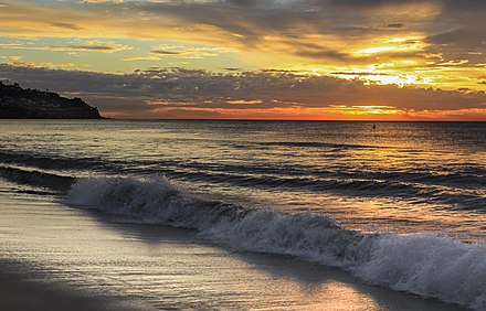 Sunset at Torrance Beach