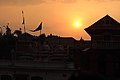 * Nomination Sunset over Pasupatinath templeI, the copyright holder of this work, hereby publish it under the following license: --Sanu N 04:49, 14 June 2018 (UTC) * Decline  Oppose Insufficient quality. Sorry. Too much black at the bottom, the composition does not work. Silhouette is not sharp enough too. And please categorize your photograph. Categories are not tags. Please compare with similar images. --XRay 05:21, 14 June 2018 (UTC)