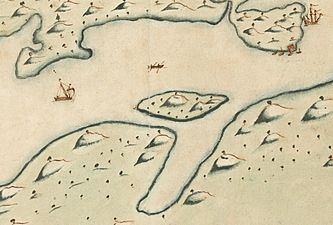Hästholmen och Svindersviken, 1640.