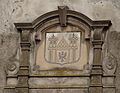 the city's Coat of Arms as presented on the Town hall's tower