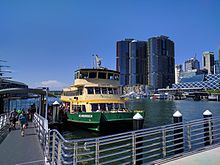 Sydney Ferry at Pyrmont Bay Sydneyferrypyrmontbay.jpg