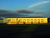 The West side (practice field side) of the brand new Sammy Baugh Indoor Practice Facility