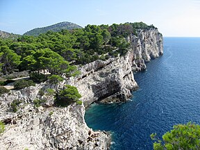 Klippen von Dugi Otok