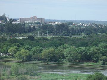 Vue de la ville de Termas de Río Hondo