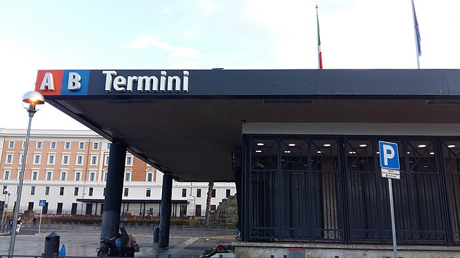 Termini Metro linea A & B Station