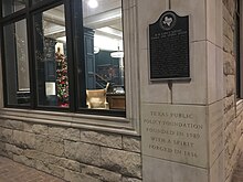 Headquarters of the Texas Public Policy Foundation, 2019 Texas Public Policy Foundation.jpg