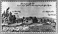 Ulrichs Garten 1801 auf einem Stammbuchblatt