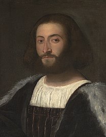 Titian, Portait d'un gentilhomme, vers 1508-1510