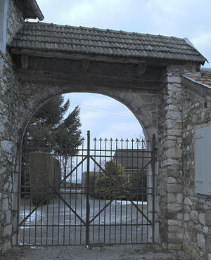 Entrance gate of the former Schwartzenburg Castle