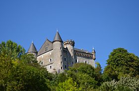 A Château de Montveran cikk illusztráló képe