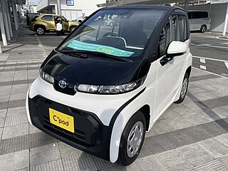 <span class="mw-page-title-main">Toyota C+pod</span> Electric kei car manufactured by Toyota