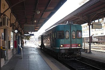 Diesel multiple units in Ragusa station