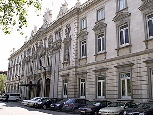 Sede del Tribunal Supremo, en Madrid.