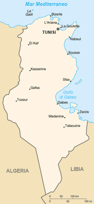 Tunisia - Harta