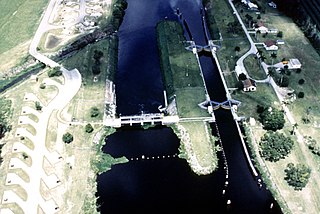 Okeechobee Waterway Canal in Florida, United States of America