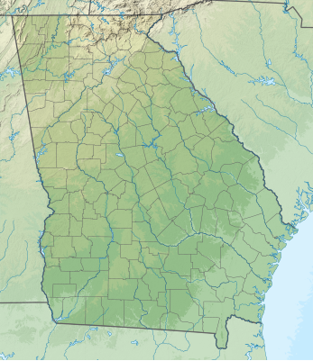 USA Georgia relief location map.svg
