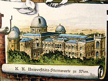 Universitätssternwarte Wien, Darstellung von 1888