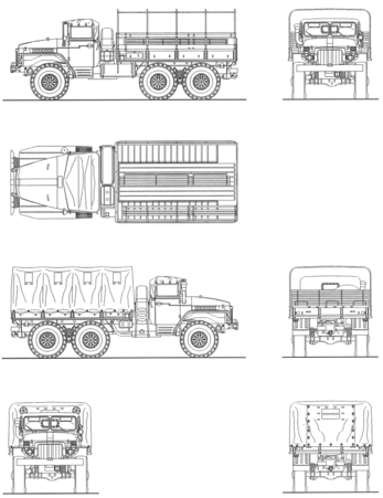 Ural-375 camion 347px-Ural-375%2C_Truck%2C_Cargo%2C_4000_kg%2C_4_tonne%2C_6%C3%976_%28cropped%29