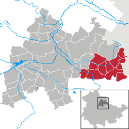 Kaart van Verwaltungsgemeinschaft Buttstädt
