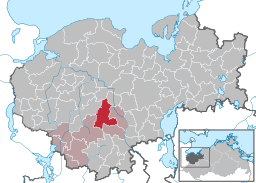 Läget för kommunen Veelböken i Landkreis Nordwestmecklenburg
