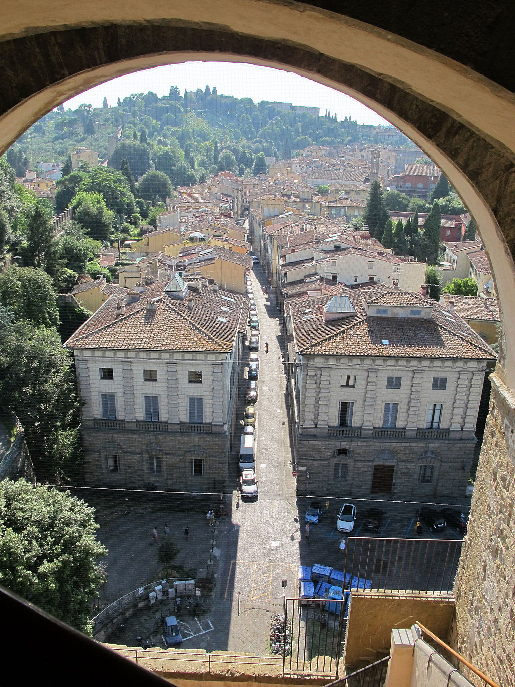 Via San Niccol, veduta dalla torre