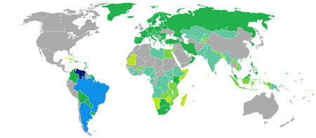 Visa requirements for Venezuelan citizens
.mw-parser-output .legend{page-break-inside:avoid;break-inside:avoid-column}.mw-parser-output .legend-color{display:inline-block;min-width:1.25em;height:1.25em;line-height:1.25;margin:1px 0;text-align:center;border:1px solid black;background-color:transparent;color:black}.mw-parser-output .legend-text{}
Venezuela
ID card travel
Visa free access
Visa on arrival
eVisa
Visa available both on arrival or online
Visa required Visa requirements for Venezuelan citizens.png