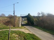 Le pont des Cloîtres à Fontgombault (36), en 2014.