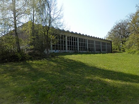 Volksschwimmhalle Lankow Ostfassade