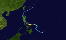 Track
of Typhoon Vongfong (Ambo) Vongfong 2020 track.png