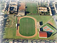 Vue aérienne du complexe sportif