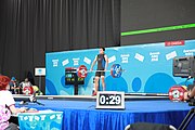 Deutsch: Gewichtheben bei den Olympischen Jugendspielen 2018; Tag 1, 7. Oktober 2018; Jungen 56 kg English: Weightlifting at the 2018 Summer Youth Olympics at 7 October 2018 – Boys' 56 kg