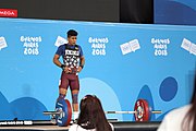 Deutsch: Gewichtheben bei den Olympischen Jugendspielen 2018; Tag 2, 10. Oktober 2018; Jungen 62 kg English: Weightlifting at the 2018 Summer Youth Olympics at 8 October 2018 – Boys' 62 kg