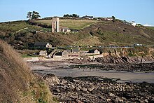 St Werburgh's Church Above the beach Wembury, St Werburgh's church and Wembury beach - geograph.org.uk - 613411.jpg