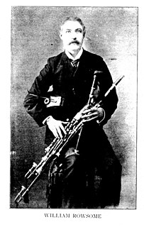 William Rowsome Uilleann bagpipe maker and player