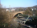 * Nomination Sonnborner Eisenbahnbrücke, Wuppertal --Atamari 21:14, 20 August 2015 (UTC)*  Comment tilted ccw, please check. QI for me! --Hubertl 07:49, 21 August 2015 (UTC)  Done --Atamari 19:28, 21 August 2015 (UTC) * Promotion Ok now for me --Hubertl 04:52, 26 August 2015 (UTC)