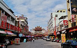 Street leading to Chaotian Temple